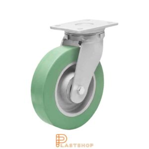 Länkhjul LP GJ/ElastoPUR 150/200, 450 kg, DKL, grön bana