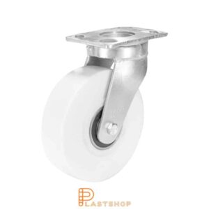 Länkhjul LP PA6 G 150/200, 1500 kg, DKL, vit bana