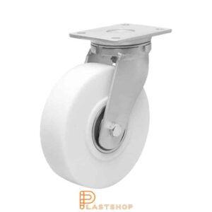 Länkhjul LP PA6 G 200/245, 1500 kg, DKL, vit bana