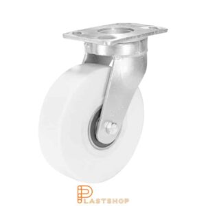 Länkhjul LP PA6 G 200/250, 1500 kg, DKL, vit bana