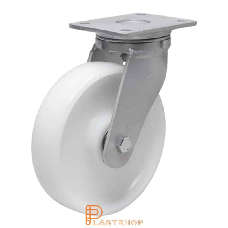 Länkhjul LP PA6 250/300, 800 kg, DKL, vit bana