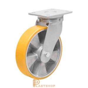 Länkhjul LP ALU/PUR 250/300, 1000 kg, DKL, orange bana