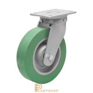 Länkhjul LP GJ/ElastoPUR 250/300, 750 kg, DKL, grön bana