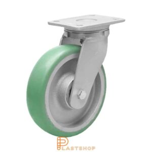 Länkhjul LP GJ/ElastoPUR 250/300, 750 kg, DKL, grön bana