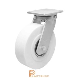 Länkhjul LP PA6 G 200/264, 3000 kg, DKL, vit bana