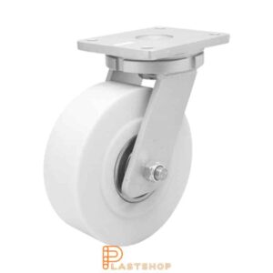 Länkhjul LP PA6 G 250/314, 5000 kg, DKL, vit bana