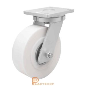 Länkhjul LP PA6 G 300/375, 5000 kg, DKL, vit bana