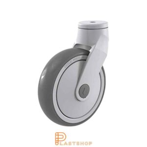 Länkhjul LC-RF PP/TPE 125/160, 100 kg, KL, grå bana