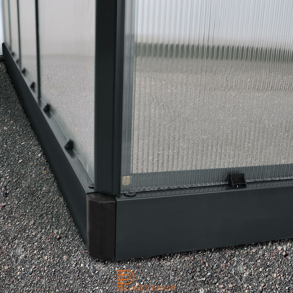 Växthus Mythos 3.4 m², grå