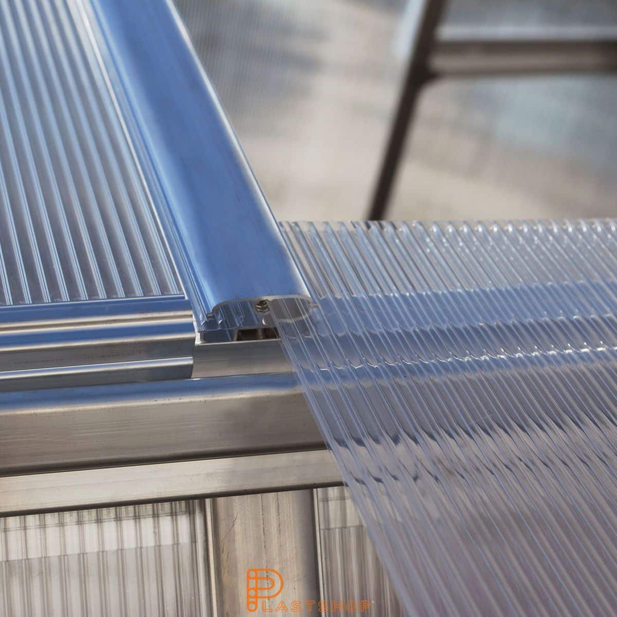 Växthus Mythos 5.7 m², silver